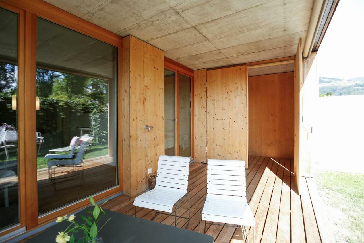 Gartenwohnung in prämierter Wohnanlage Klaus  Exterior foto
